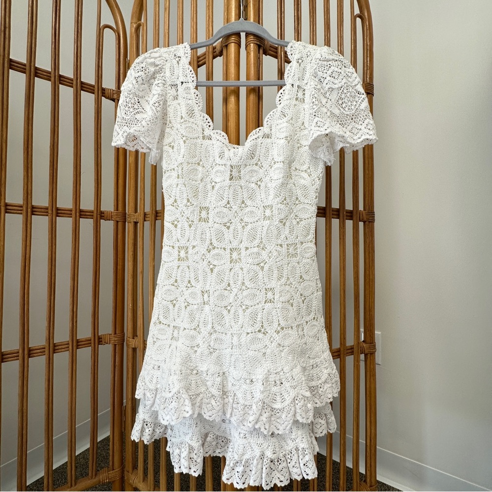 Jonathan Simkhai White Lace Dress